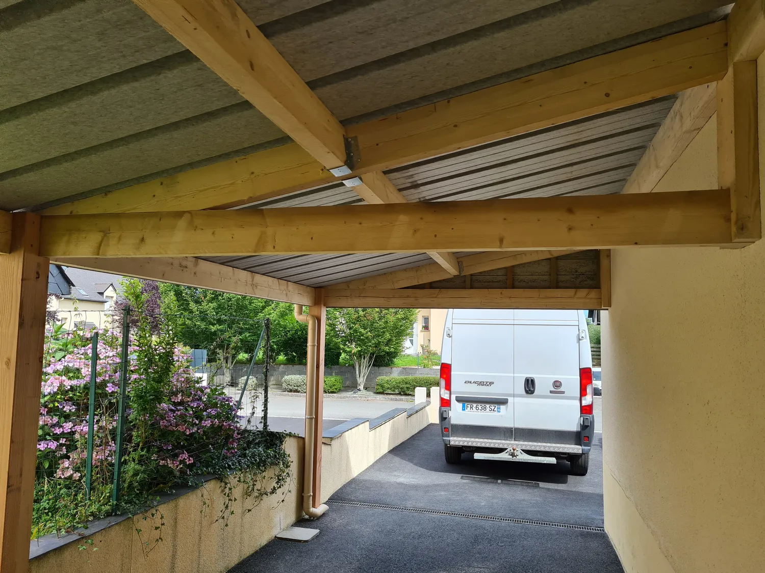 Carport bois Coglès